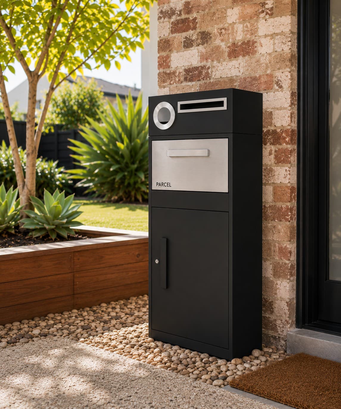 Secure parcel box installed at Australian home
